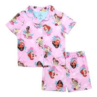 Conjunto De Pijama Disney Royal Vacation Button Down 2T Para Niñas