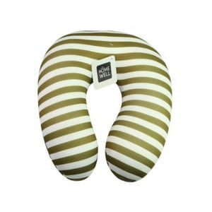 Homewell - Almohada Tela Para Viajes Rayas 26X26Cm