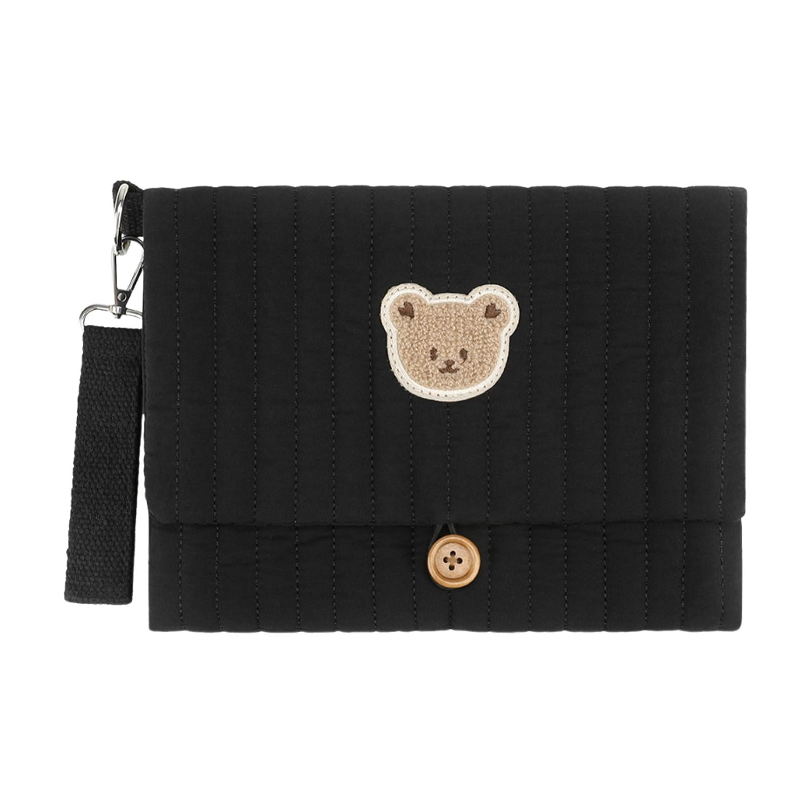 Bothyi - Bolsa De Pañales Reutilizable Y Multifuncional, Organizador De Pañales Para Guarderías Al Aire Libre Y Piscina, Color Negro