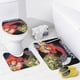 thumbnail image 4 of Thundercats-theme 4-Piece Shower Curtain Set with Rugs, Waterproof Bathroom Decor Set Includes Bath Mat, U-Shaped Rug, Toilet Lid Cover and Curtain with Hooks, 4 of 6