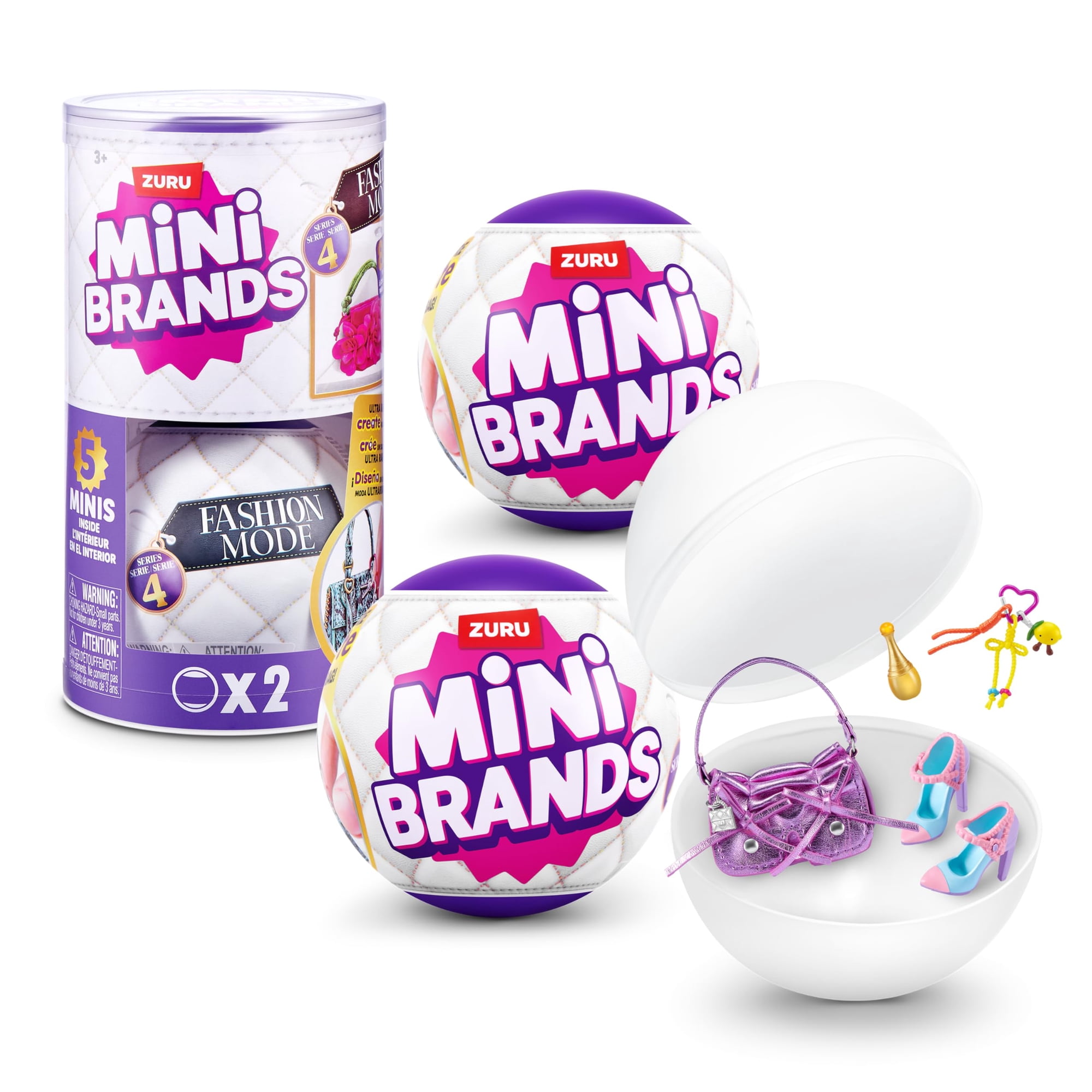 Mini Brands Serie De Moda 4 Paquete De 2 Figuras Coleccionables
