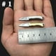 thumbnail image 5 of 1pc Vintage Brass Mini Pendant Key Chain - Unique Knife Artificial Jewelry Decoration, 5 of 5