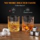 thumbnail image 4 of Juego de vasos para whisky ADEXDO con piedras y caja de madera, 4 of 7