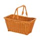 thumbnail image 4 of Cesta De Picnic Cesta Tejida De Mimbre De Imitación Resistente Para Senderismo Al Aire Libre Jardín 23 Cm X 12,5 Cm X 14 Cm, 4 of 5