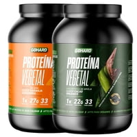 Gohard - Pack Proteinas Vegetales 2Kg Total Naranja Zanahoria - Cacao Orgánico