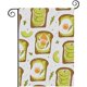 thumbnail image 1 of Pan Tostado-bandera de jardín temática. Regalo perfecto para fans, amigos y familiares, ideal para actividades al aire libre y decoración de fiestas.28CM*45CM, 1 of 5