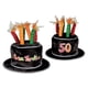 thumbnail image 1 of Sombrero de peluche Beistle 50 Over The Hill para 50 cumpleaños, 1 of 2