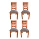 thumbnail image 1 of Pack 4 Sillas Birka Caramelo Tapiz Gris, 1 of 2