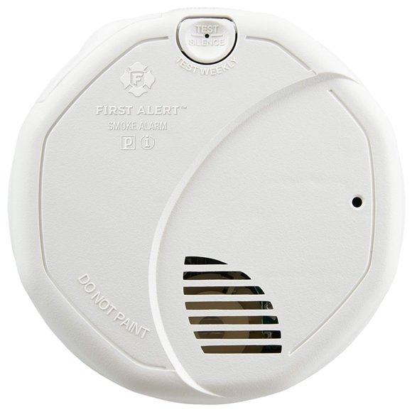 Detector de humo First Alert BRK 3120B cableado, paquete de 1 unidad