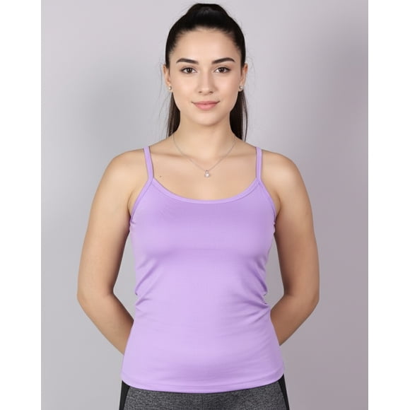 Polera Top Mujer Sin Mangas Fibra Bambú
