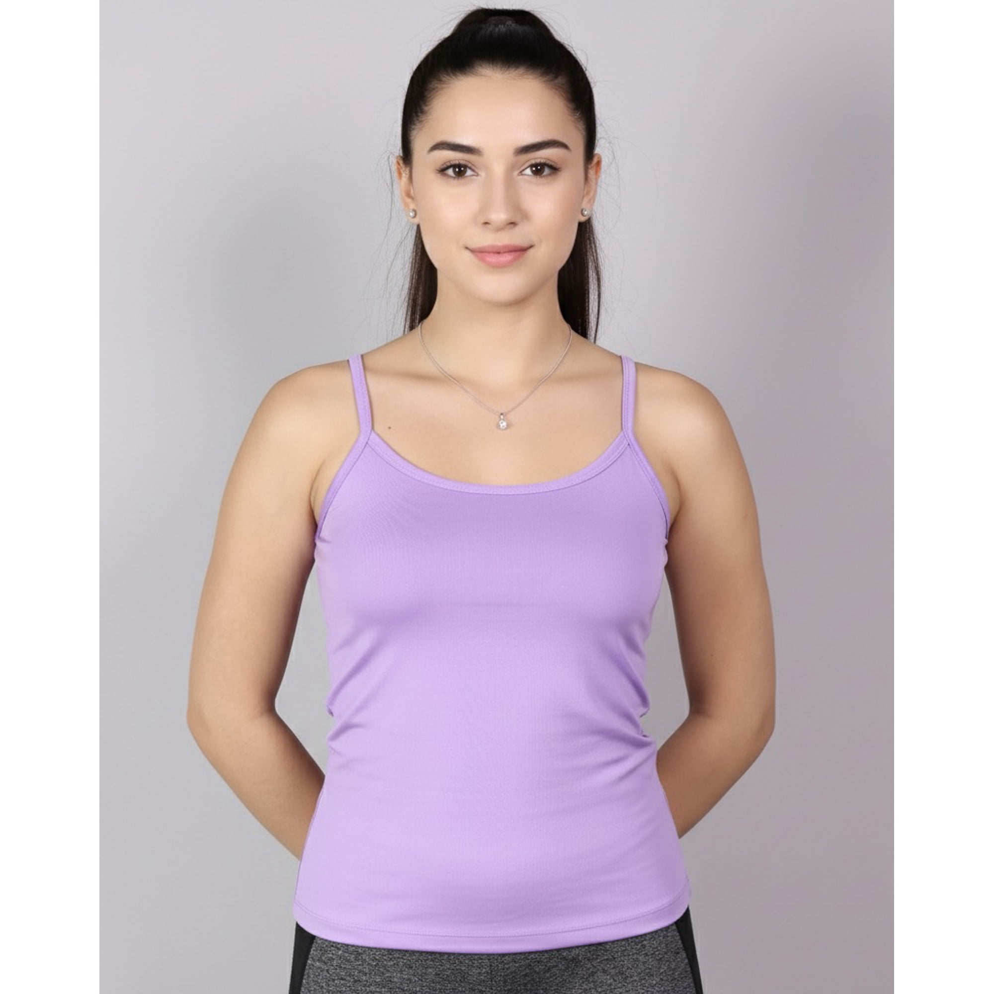 Flix Line - Polera Top Mujer Sin Mangas Fibra Bambú