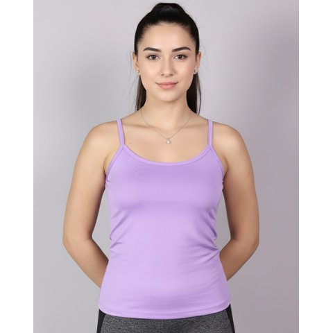 Flix Line - Polera Top Mujer Sin Mangas Fibra Bambú