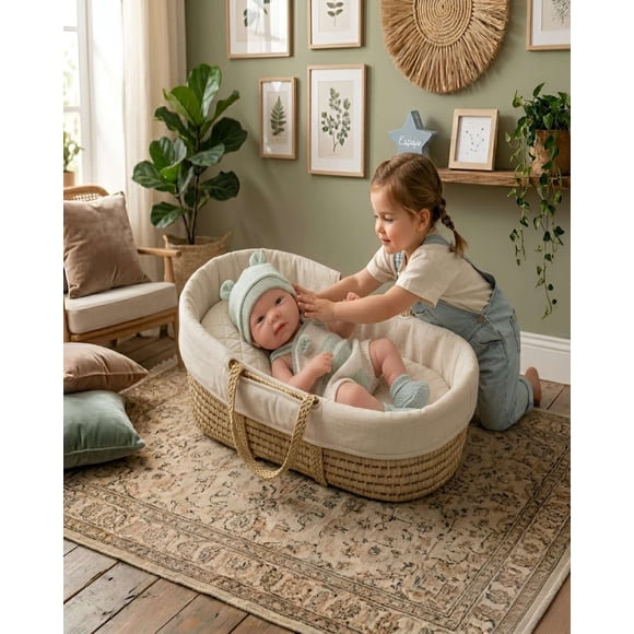 Muñeco Reborn Recién Nacido Bebé de Colección con Ropa y Accesorios