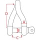 thumbnail image 5 of Shackle Extreme Max BoatTector, acero inoxidable 5/16, paquete de 2 unidades, 5 of 5