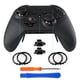 thumbnail image 3 of Anillos de Acento y Botones de Cambio de Perfil AARONMEI para Controlador Xbox One Elite 2 Cromo Mate-Negro, 3 of 3