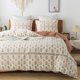 thumbnail image 1 of Juego de ropa de cama Honei Life Queen, 3 unidades, algodón, estampado floral, 230 x 230 cm, 1 of 8