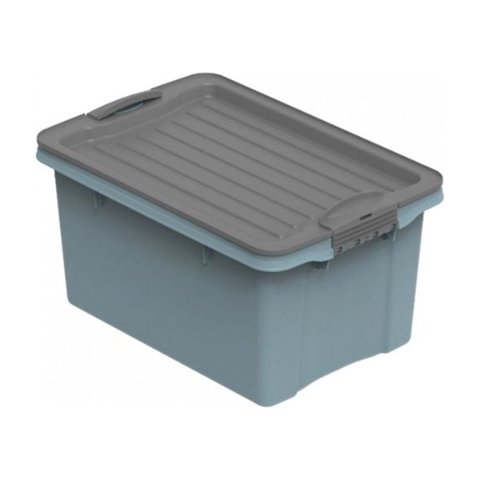 Caja Compact A5 4,5 Lt 27X15X18 Cm Rotho Azul Eco