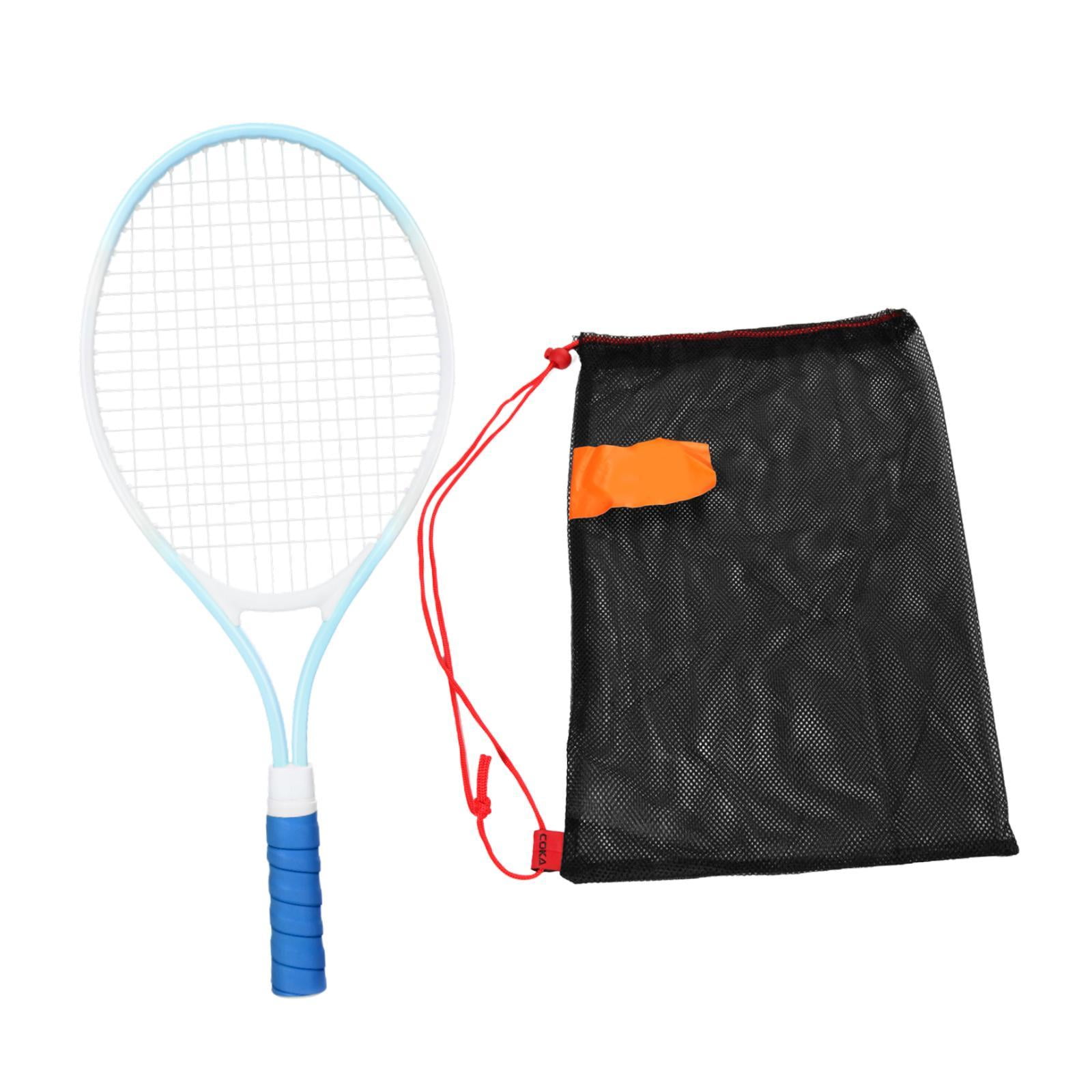 Magideal - 21 Raqueta De Tenis Para Niños Con Bolsas De Cordón Con Bolsas De Cordón De Tenis Jóvenes Juveniles Cómodos Equipos Junior Para El Verano Del Jardín D Azul