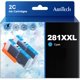 thumbnail image 1 of Cartuchos de tinta ARTITECH CLI-281 XXL Cyan para Canon PIXMA, 1 of 8