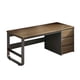 thumbnail image 1 of Escritorio Ejecutivo Metal Café Negro, 1 of 3