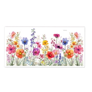 Bothyi - Adhesivo De Pared Con Diseño De Flores, Mural Artístico Para El Hogar, Dormitorio, Baño, Puerta, Papel Tapiz De Pvc