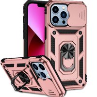 Estuche Gangxun Para Iphone 13 Pro Max, Soporte Giratorio 360°, Estilo Mecánico Y Magnético