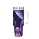 thumbnail image 2 of Merlina Addams Vaso aislado de acero inoxidable con asa, diseño temático, regalo para familia, amigos y fans; incluye pajita y encaja en el portavasos estándar, 40 oz, 2 of 6