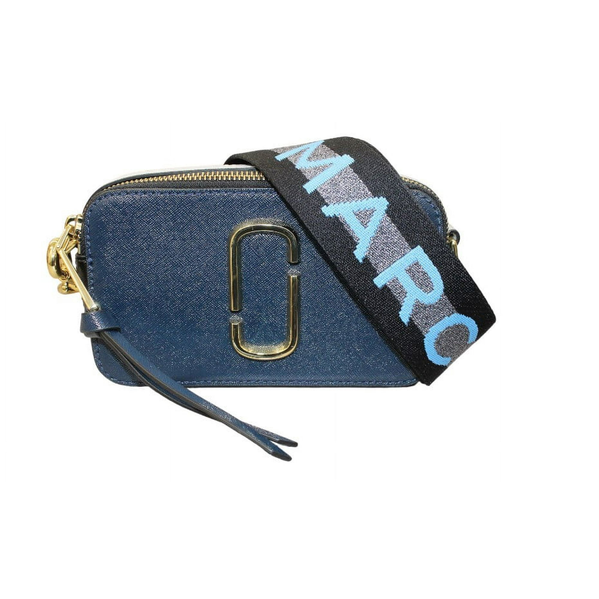Cartera Marc Jacobs Bolsa Pequeña Para Cámara Snaps - Blue Sea Multi