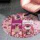 thumbnail image 4 of Oso Lotso Alfombra Redonda de Felpa Coral, Antideslizante, No Desprende Pelusas, Lavable y Duradera para Salón, Dormitorio y Habitación de Niños 60cm, 4 of 6
