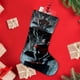 thumbnail image 4 of Miles Morales Tema: Calcetines de Navidad, fino lino blanco para colgar en escaleras y chimenea, decoración navideña para el hogar, regalo de Navidad. 45cm × 32cm, 4 of 5