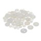 thumbnail image 4 of 1 Paquete De Botones Redondos De Resina Botones Decorativos Costura Artesanal Blanco, 4 of 5