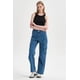 thumbnail image 4 of Jeans Mujer Cargo Calce Recto Azul - VI, 4 of 4