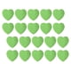 thumbnail image 1 of Lavado Facial Puff En Forma De Corazón Suave Para Eliminación De Maquillaje Limpieza De La Piel Masaje Verde 20 Piezas, 1 of 5