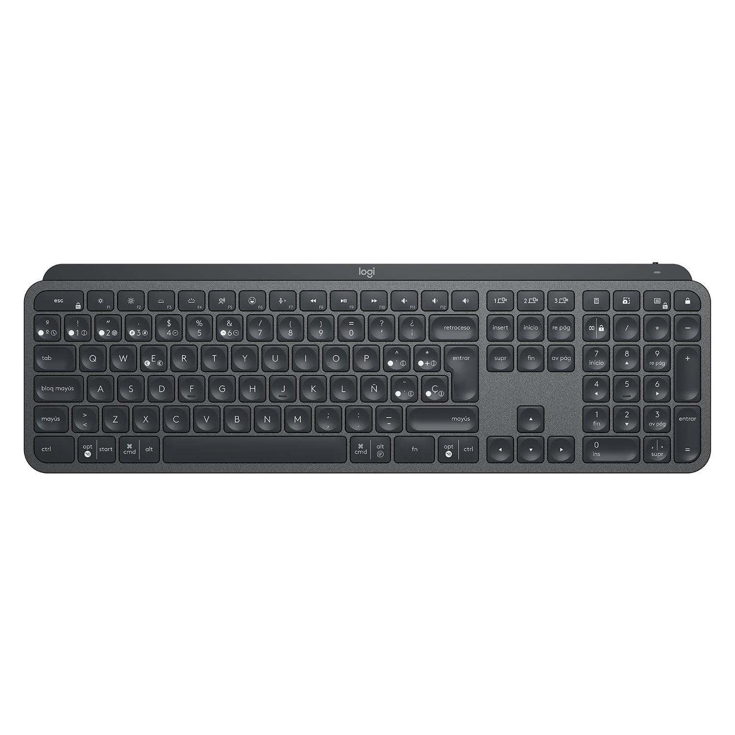 Logitech - Teclado Inalámbrico Retroiluminado Mx Keys