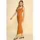 thumbnail image 4 of Vestido Largo de Tirantes con Cuello Cuadrado, 4 of 4