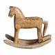 thumbnail image 5 of Figura De Caballo Mecedor, Bonita Estatua De Caballo De Madera Para Fiestas, Dormitorio, Estantería., 5 of 5