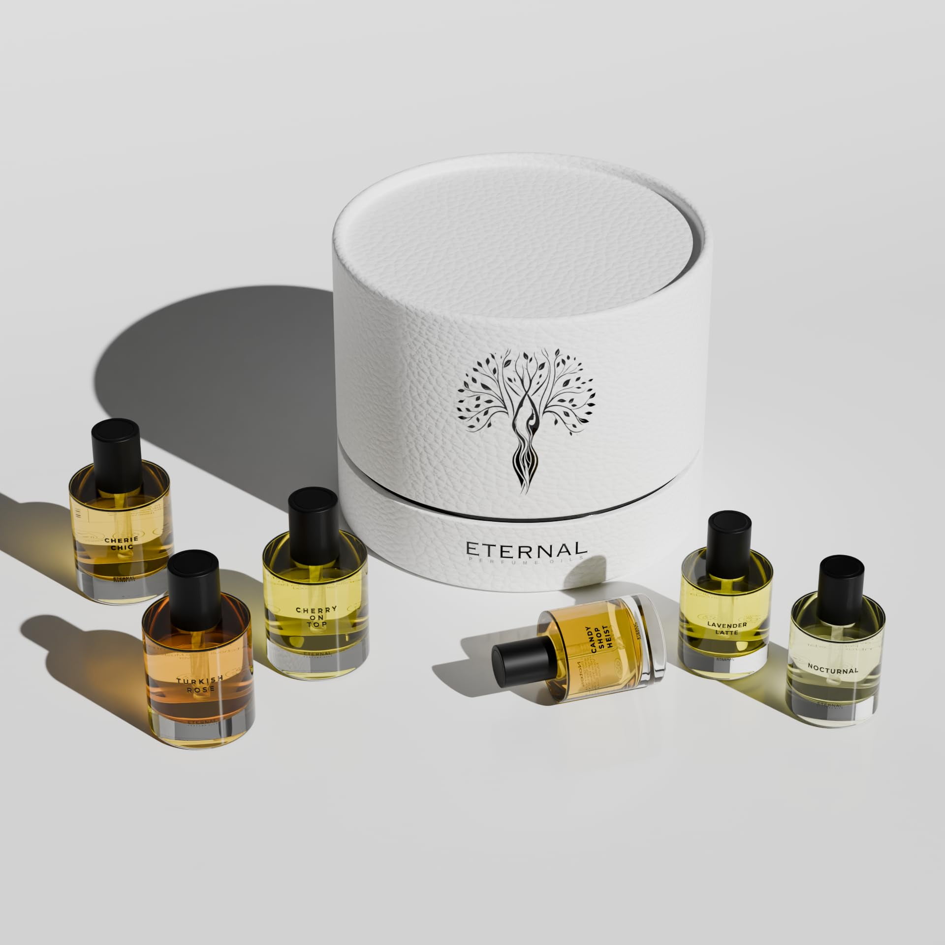 Set De Regalo De Perfume Eternal Perfume Oils, 6 Aromas, 50 Ml/30 Ml