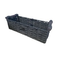 Bothyi - Cesta De Almacenamiento Organizadora Para Encimera, Para Maquillaje, Pasteles Y Artículos Diversos, Color Negro