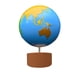 thumbnail image 2 of Montessori Globe World Parts Ciencia Geografía Niños Mayores De 3 Años, 2 of 7