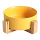 thumbnail image 1 of Comederos para perros y gatos con soporte de madera, antideslizantes, bonitos., 1 of 6