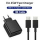 thumbnail image 5 of Cargador de Pared Para Celular Samsung 45W CON Cable Celular de carga Turbo súper rápida 45w Gordo grande Original Samsung S22 Ultra Usb tipo C, 5 of 8