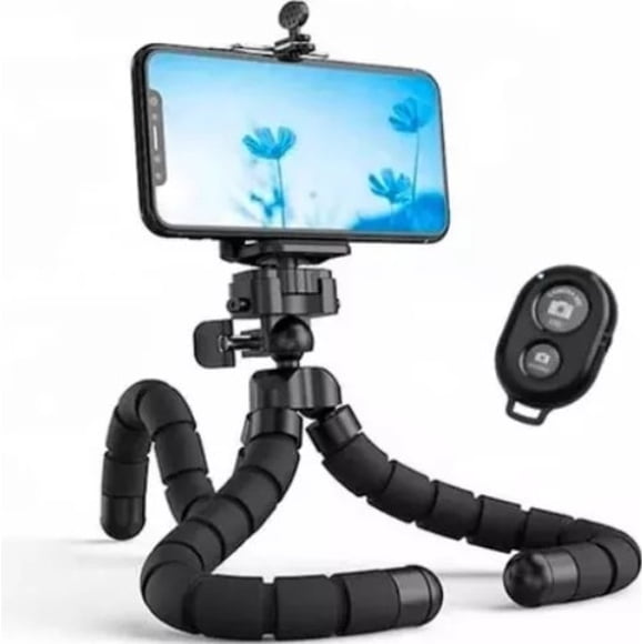 Trípode Celular Cámara Selfie Portátil + Control Bluetooth