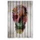 thumbnail image 1 of Cortina de ducha Ali Gulec con diseño de calavera y flores, con ganchos, 167 x 183 cm, 1 of 3