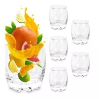 Genérico - Set 6 Vasos Bajos Vidrio Napoles Allegra 290Ml