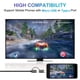 thumbnail image 2 of Cable HDMI Weton 2 en 1 USB tipo C Micro USB Android 6.6 pies, 2 of 3