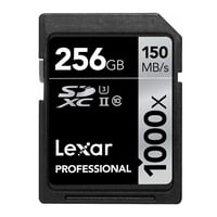 Tarjeta Sd Lexar Professional 256Gb Sdxc Uhs-Ii 1000X