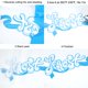 thumbnail image 4 of Rollo de vinilo térmico FUNKAKA 30 cm x 2,7 m azul lago, 4 of 6