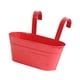 thumbnail image 1 of Maceta Colgante, Decoración, Cubo De Hierro, Macetero Para Jardín, Guardería, Balcón, Rojo, 1 of 3