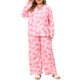 thumbnail image 1 of Agnes Orinda Conjuntos de Halloween para Mujeres Talla Grande Pijama con Estampado de Lazo y Botones, 1 of 8