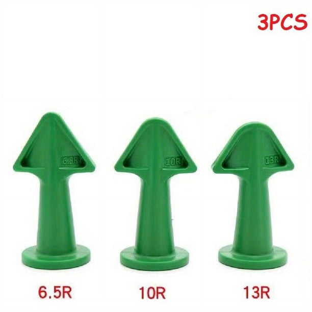 Get Perfect Caulking with 3pcs Silicone Caulking Nozzle Set - Grout, Mud Squeegee, Floor Cleaning, Tile Brick Seam Dirt Shovel - Ideal for Industrial & Scientific Use - Great Price!